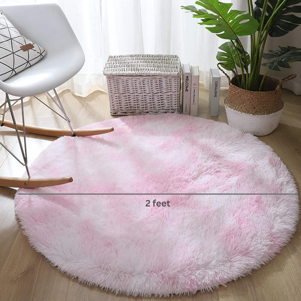 Round Carpet Floor Mats 2/2 Feet