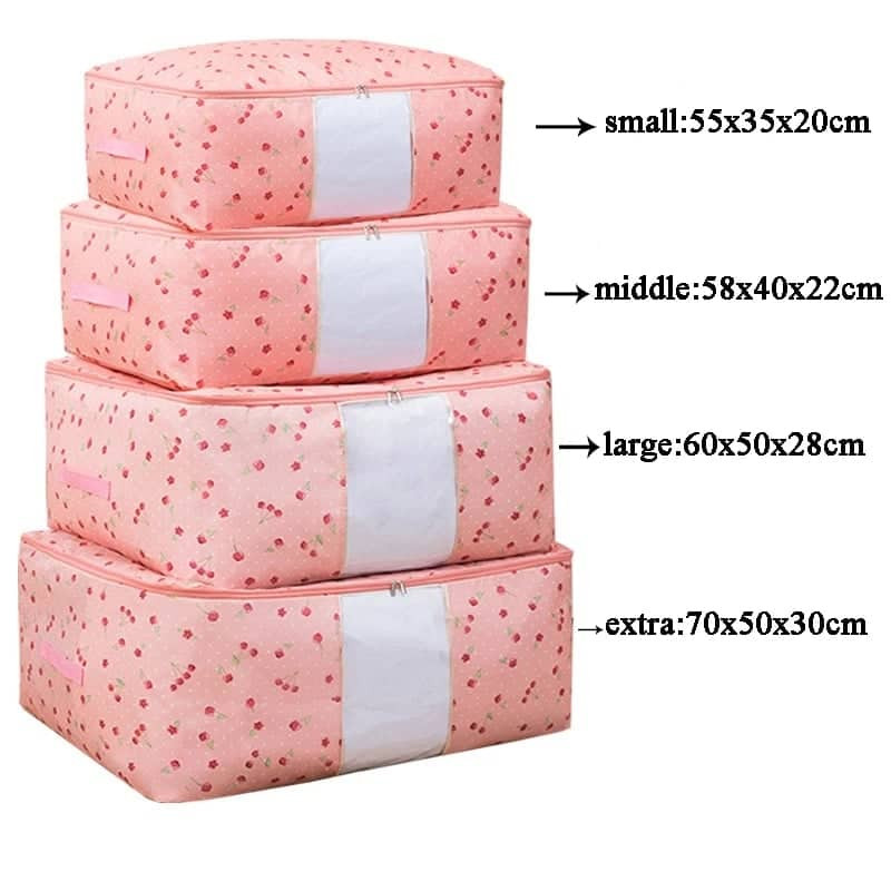 Quilt Storage Bag (Cherry Pink)