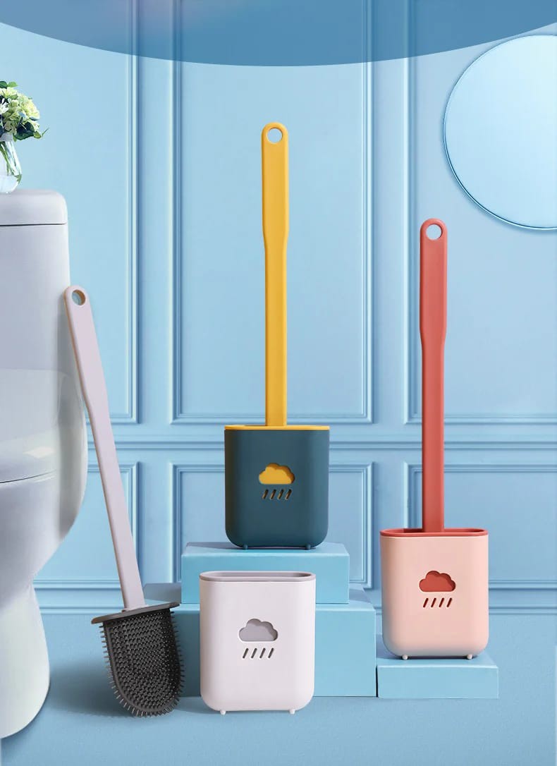 Silicone Toilet Brush Toilet Brush Holder