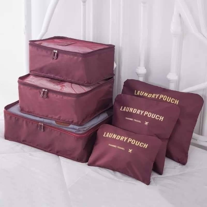 6 Pcs Set Luggage Organizer