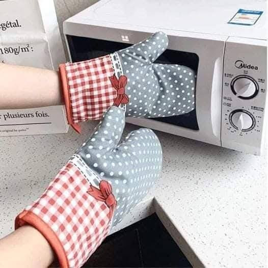 Cotton Fashion Kitchen Pad kitchen Gloves