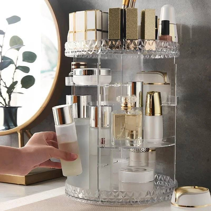 360 Degree Rotating  Makeup Organizer